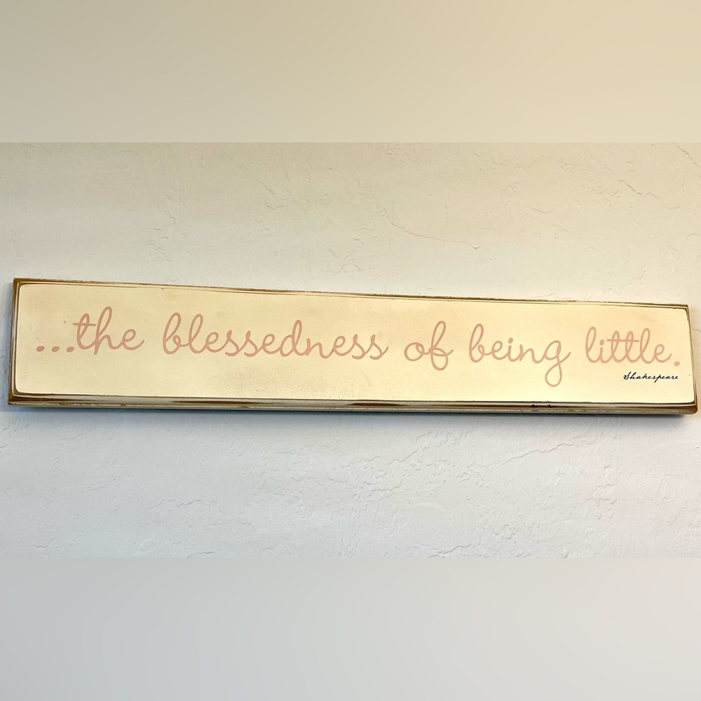 Plaque for baby’s room